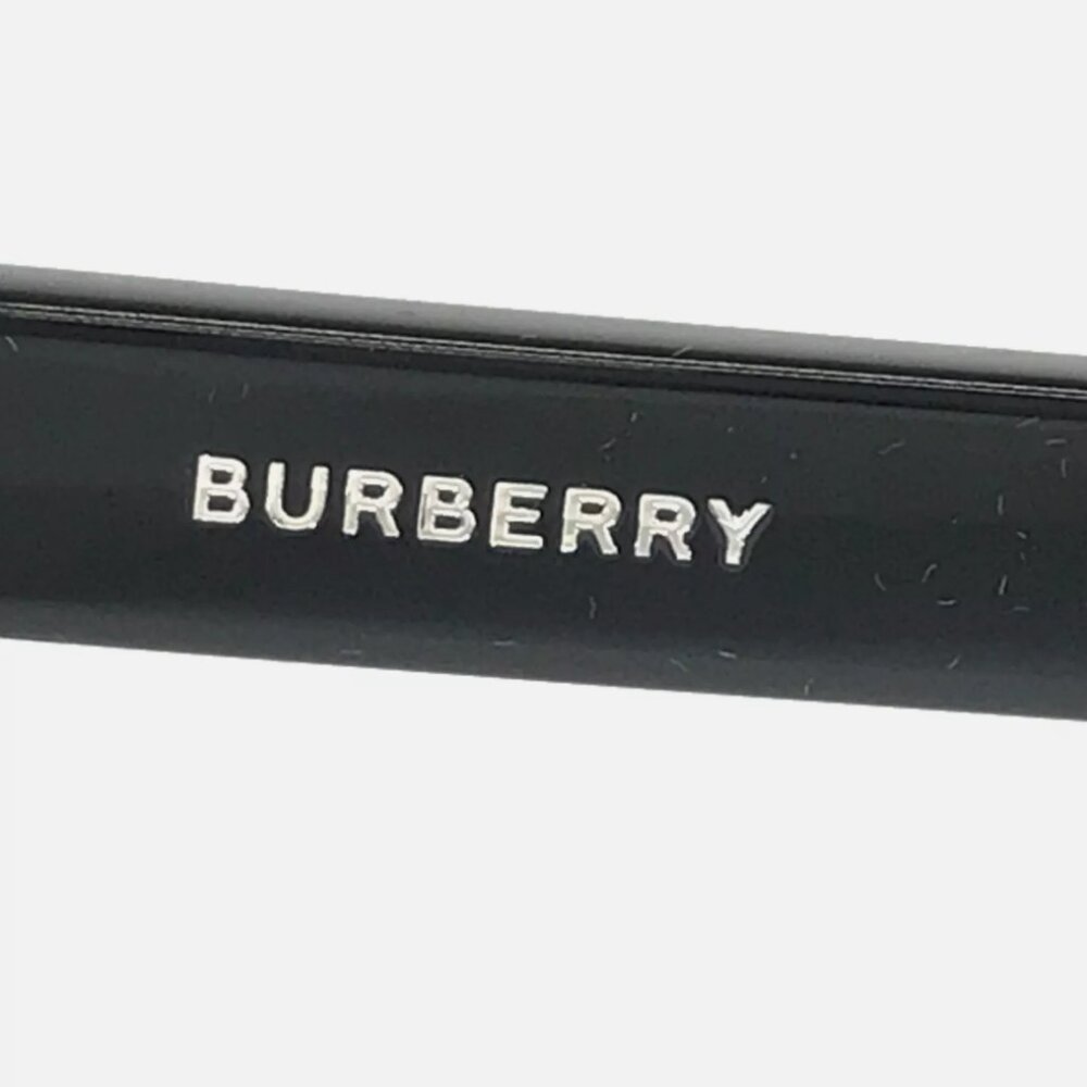 Burberry Sunglasses Black Thick Square Frames with Black Lenses - Picture 6 of 8